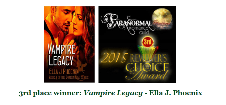 VAMPIRE LEGACY by Ella J Phoenix 3rd place win