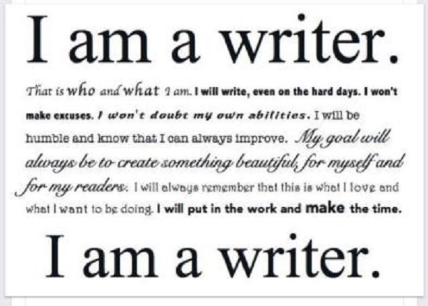 I am a writer